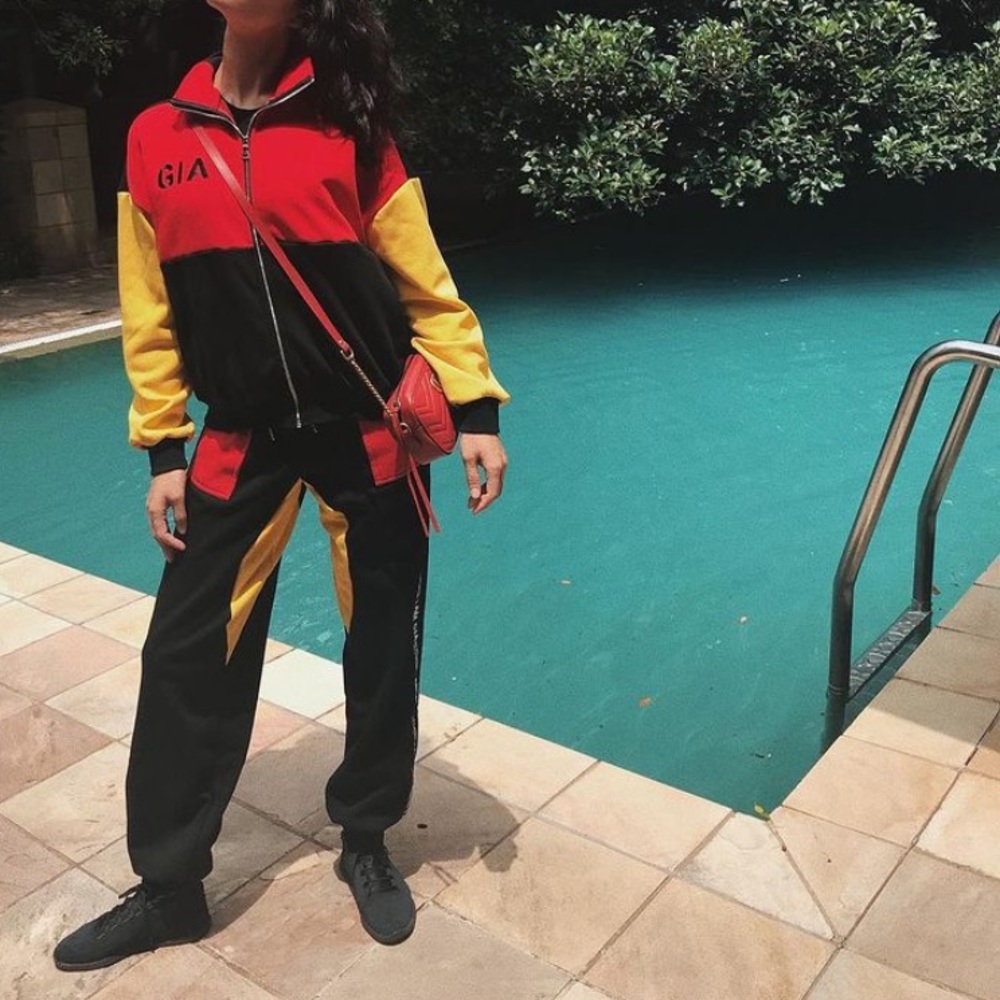 I Am Gia Color Block Sweats